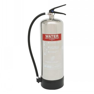 Firechief Elite Water Fire Extinguisher Stainless Steel